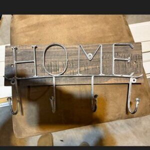 Home 4 Hook wall hanging sign